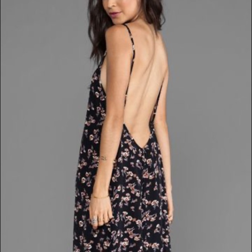 Flynn Skye Revolve Exclusive Scoop Back Maxi Dress NWOT